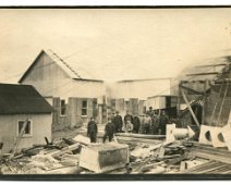 Alma_Station_3 Nothing is written on this photo, but it appears to be a photo of workmen repairing / rebuilding the Alma Pump Station after it exploded. Collection of Earl &...